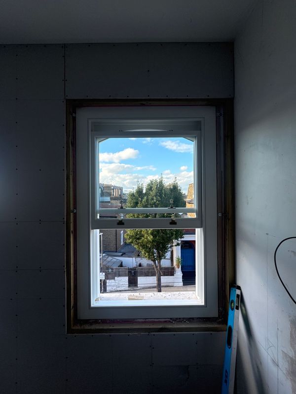 A new sash window fitted