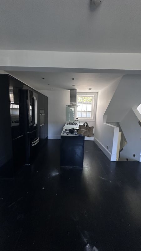 The kitchen, before the work